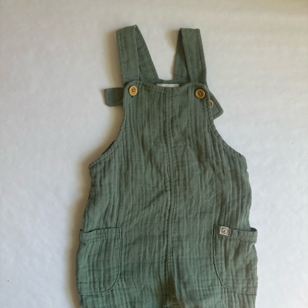 Stylish Olive Kids Overalls